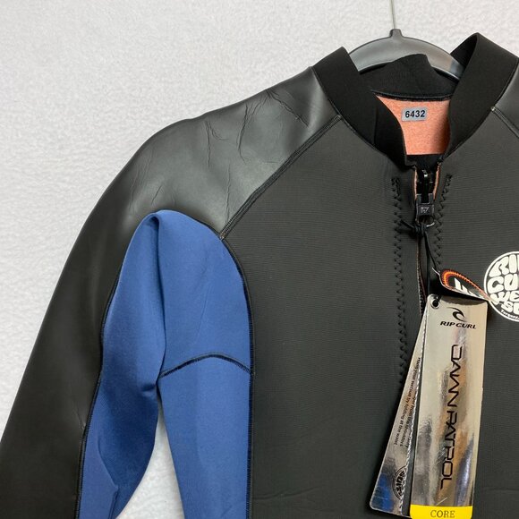 Rip Curl Wetsuit Top Mens M Blue Aggrolite E5 Neoprene Jacket - Picture 6 of 11